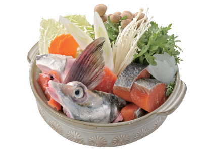「鮭節レシピ」１３　石狩鍋